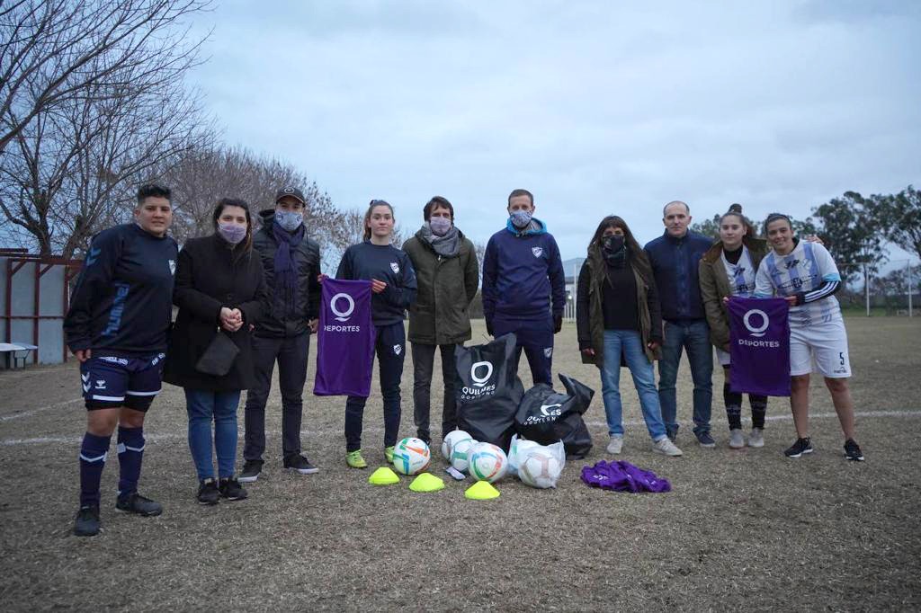 CLÁSICO QUILMEÑO DE FÚTBOL FEMENINO ACOMPAÑADO POR EL MUNICIPIO