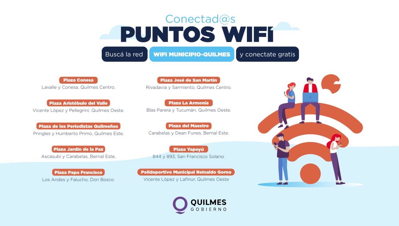 WIFI GRATUITO EN ESPACIOS PÚBLICOS. EL MUNICIPIO COMIENZA LA INSTALACIÓN