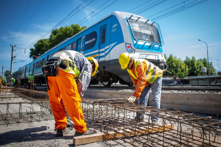 AVANCES EN LAS OBRAS DE LA NUEVA ESTACIÓN DE TRENES EN QUILMES SUR