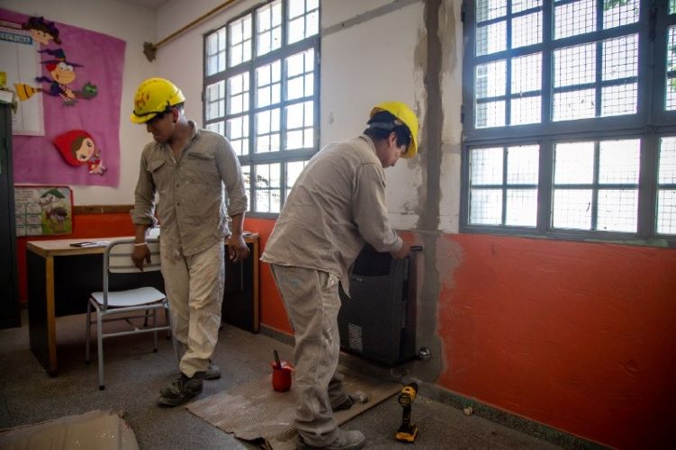 OBRAS EN ESCUELAS DE EZPELETA Y VILLA LA FLORIDA