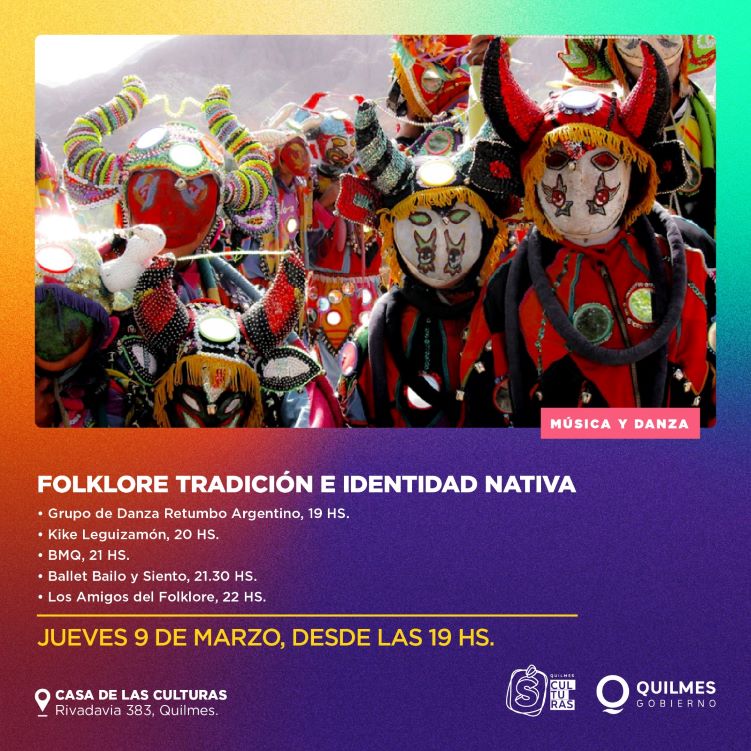 DE JUEVES A SÁBADO: ACTIVIDADES CULTURALES EN QUILMES