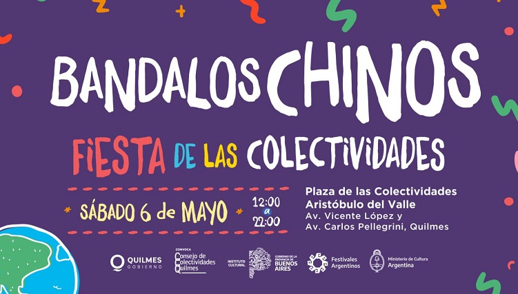 BÁNDALOS CHINOS EN LA FIESTA DE LAS COLECTIVIDADES