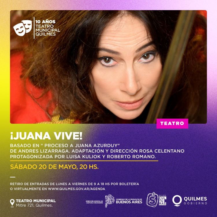 AGENDA CULTURAL DEL FIN DE SEMANA CON LA PRESENTACIÓN DE LUISA KULIOK