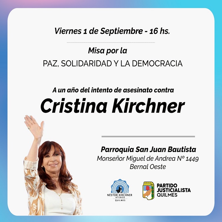 MISA POR EL ATENTADO A CFK