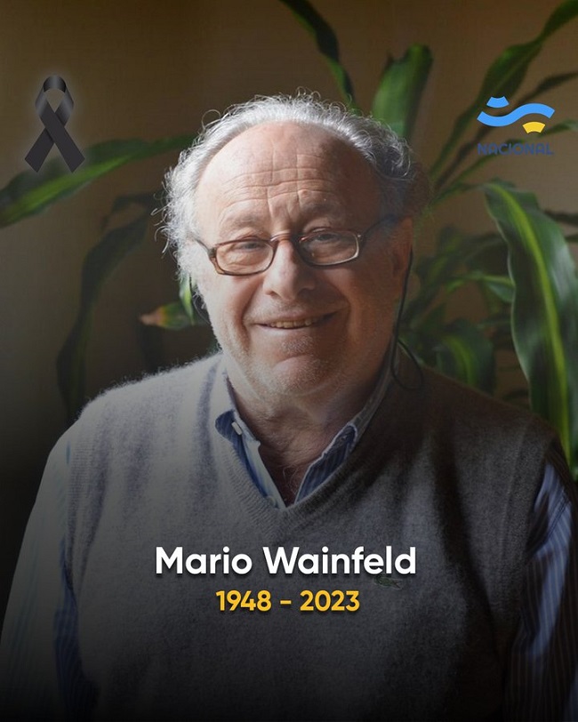 MURIÓ EL PERIODISTA MARIO WAINFELD