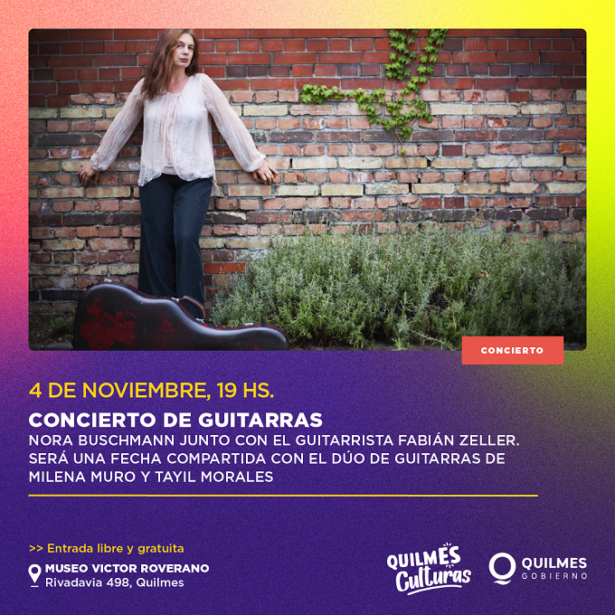 NORA BUCHMANN UNA GUITARRISTA DE NIVEL INTERNACIONAL EN EL ROVERANO